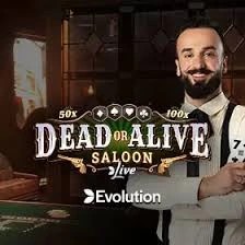 Try Dead or Alive: Saloon slot by Evolution on pistolo-finland.com – logo image