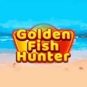 Golden Fish Hunter slot logo by KA Gaming at Pistolo