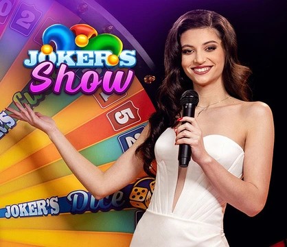 Joker’s Show slot icon by Skywind Group, available at Pistolo